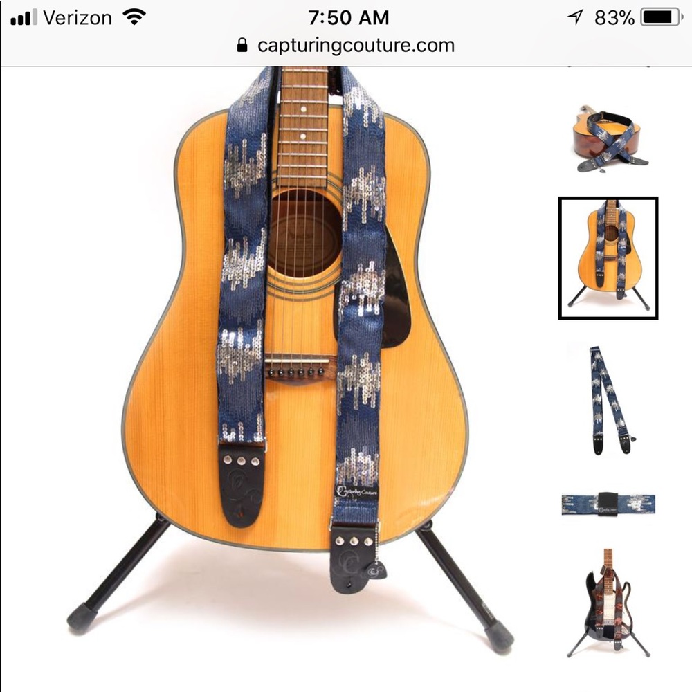 Guitar Strap by Capturing Couture